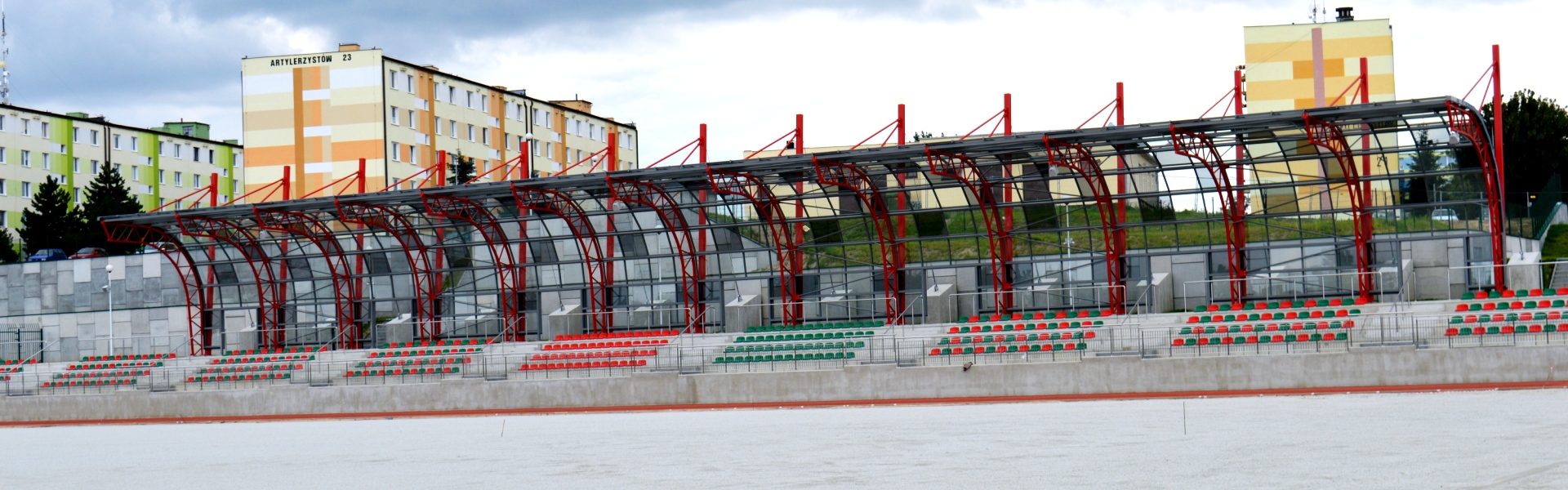 Nagłośnienie stadionu sportowego